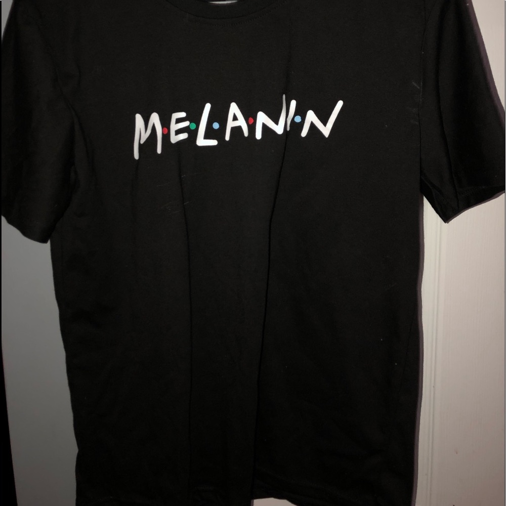 Melanin black tee